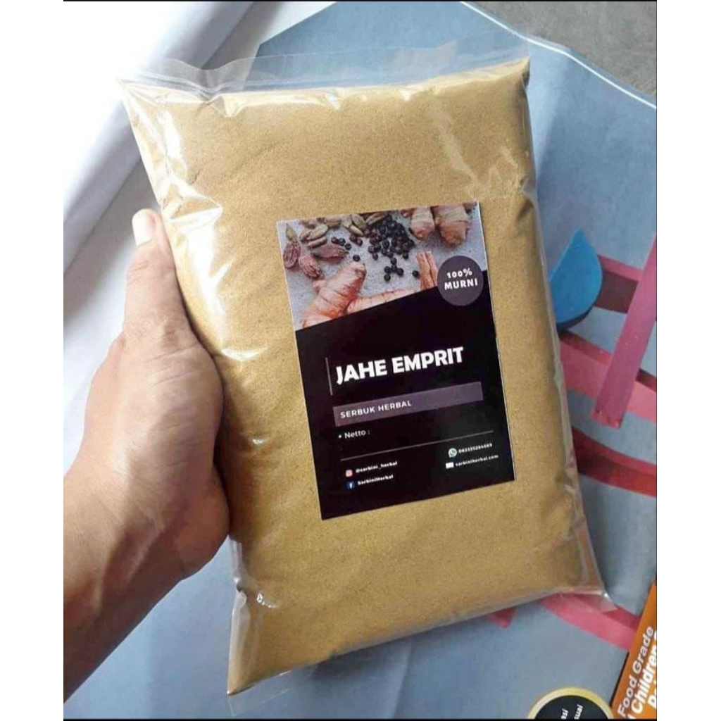 

05. rempah-rempah jahe emprit bubuk halus siap saji