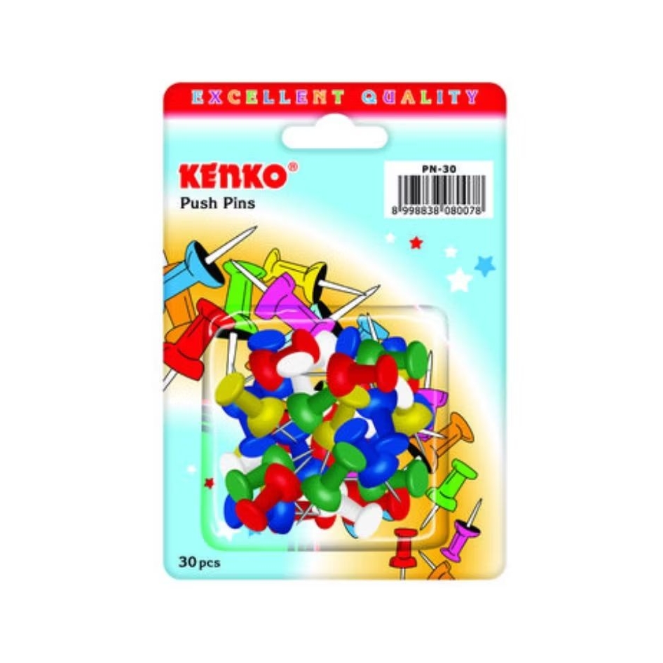 

Kenko Push Pin Paku Pin Jarum Tekan Paku Payung Mading Warna Warni