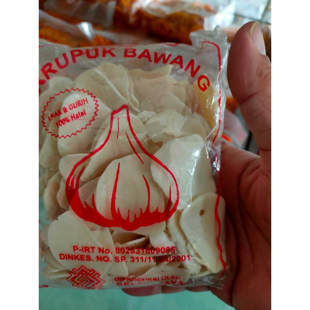 

Kerupuk/Krupuk Ikan Bandeng Udang Tengiri Rajungan Bawang Trasi Mentah Asli Juwana Pati kemasan 200gr