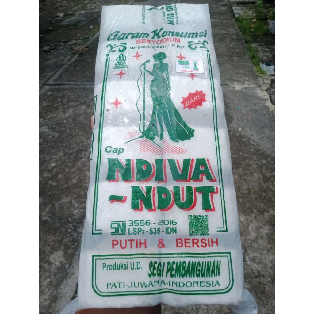 

GARAM KONSUMSI BERYODIUM CAP NDIVA NDUT ISI 12 KOTAK