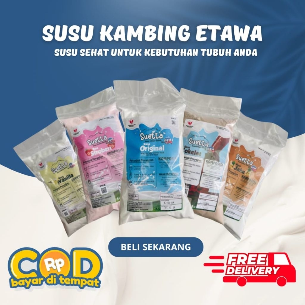 

Susu Kambing Etawa Grade A 1 Suetta Milk ( SM )
