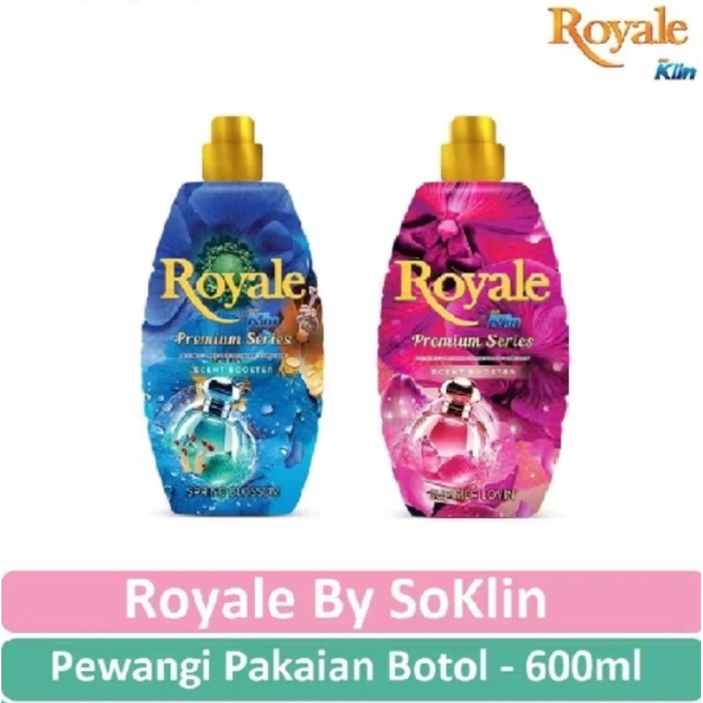 Royale by Soklin Pewangi & Pelembut  Pakaian Botol 600ml