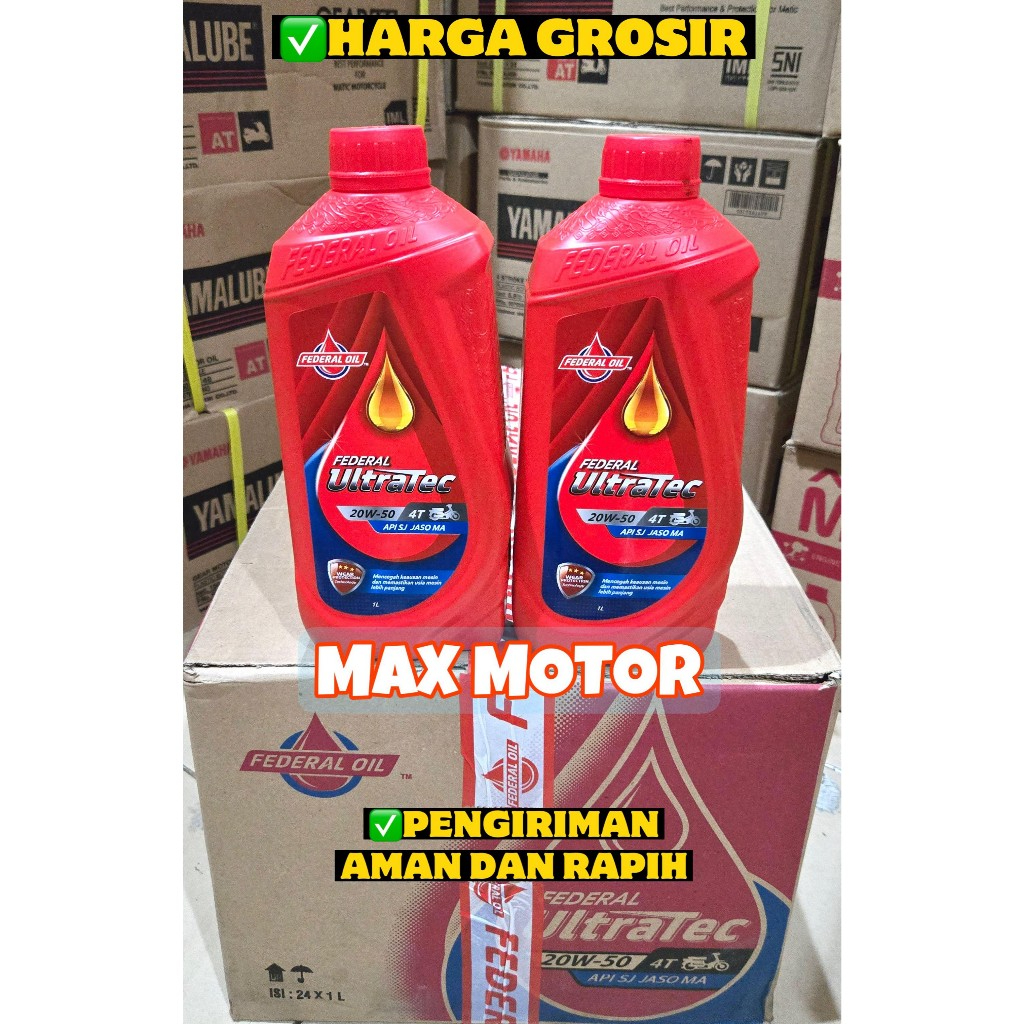 OLI FEDERAL ULTRATEC 1 LITER 1 DUS = 24 BOTOL