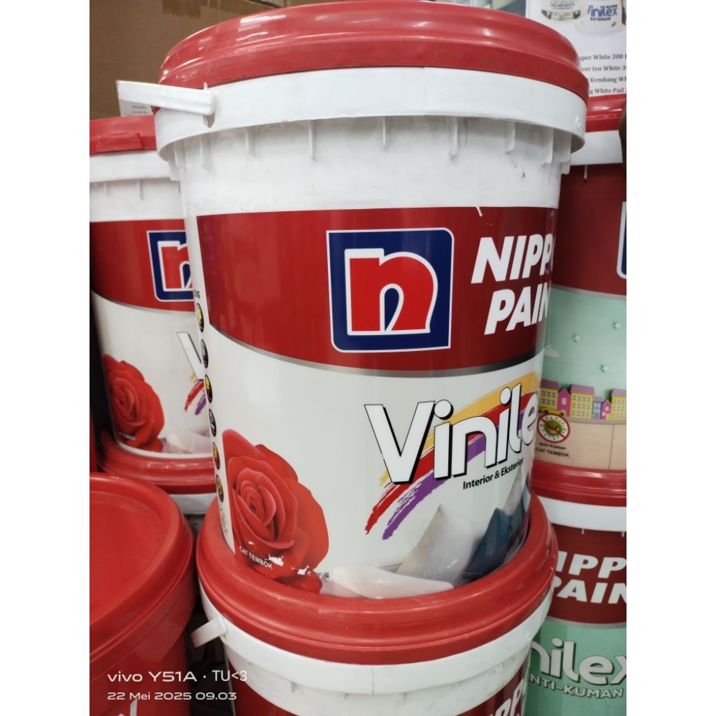 Cat Nippon interior//Gambar kembang