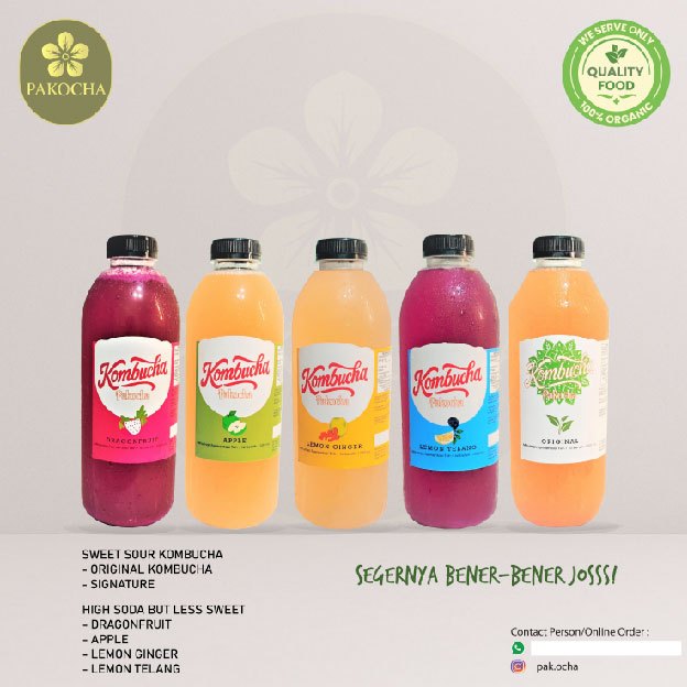 

Pakocha Kombucha 1 Liter