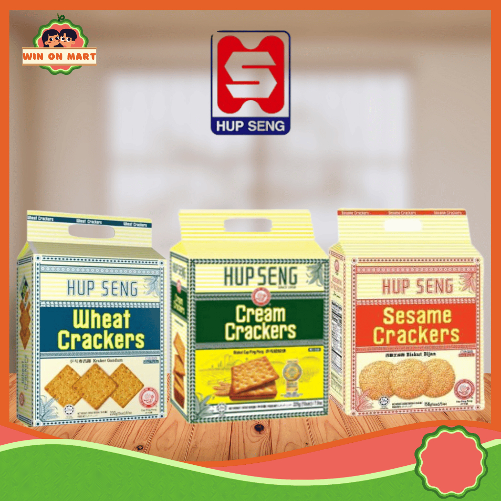 

Biskuit | Hup seng Cream Crackers | Cream Crackers | Wheat Crackers | Sesame Crackers