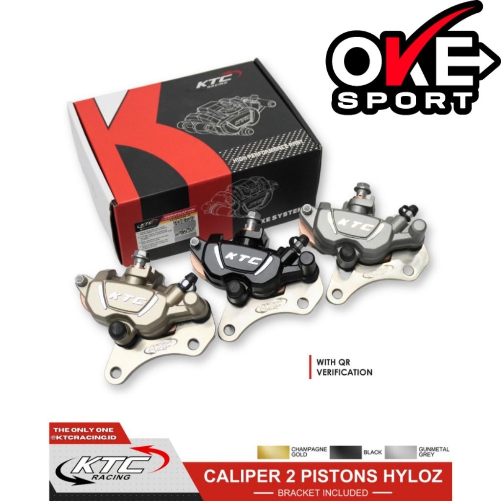 Kaliper 2p Hylos KTC Mxking Vixion Rx king New Mx Original