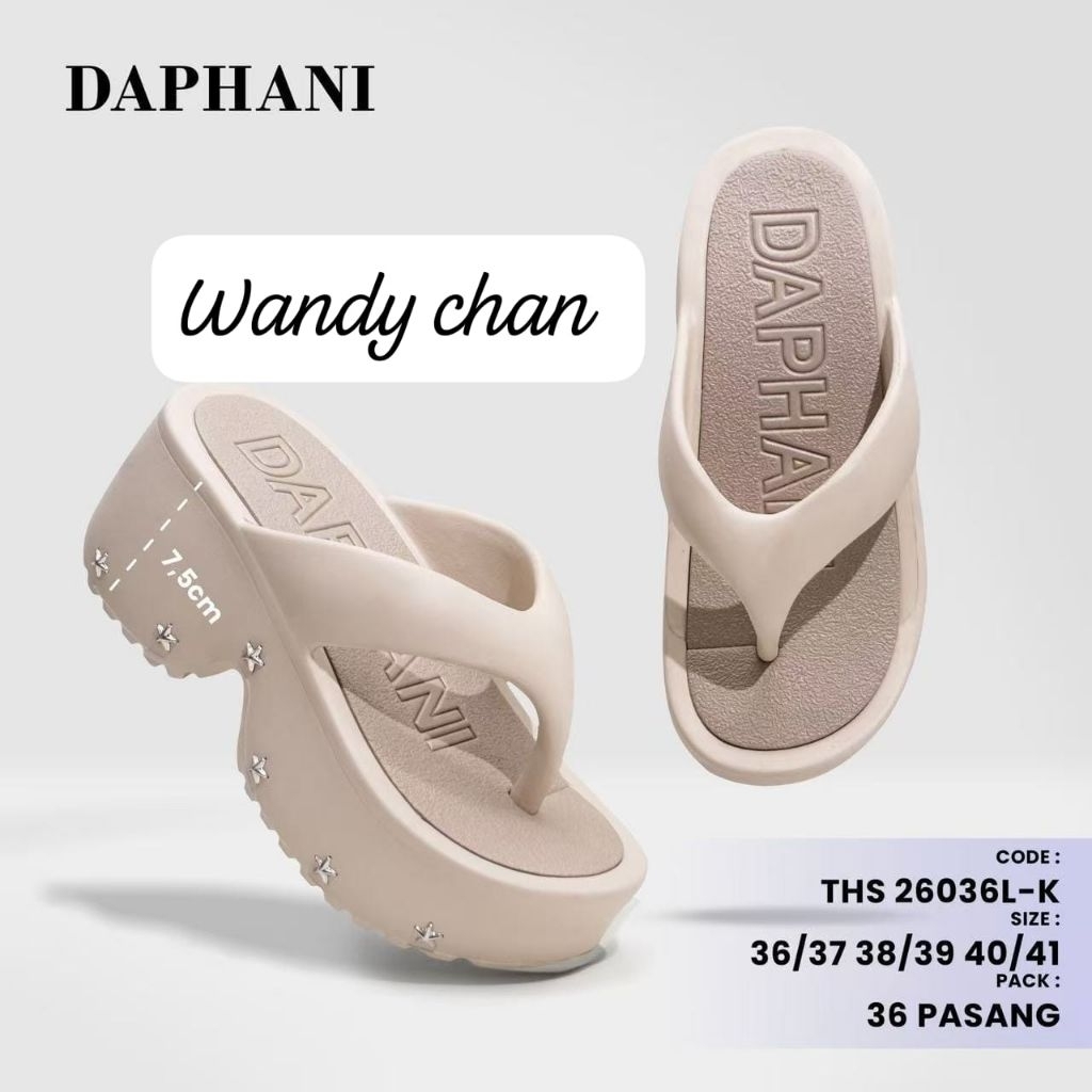 sandal wanita premium jepit ringan import Korean style