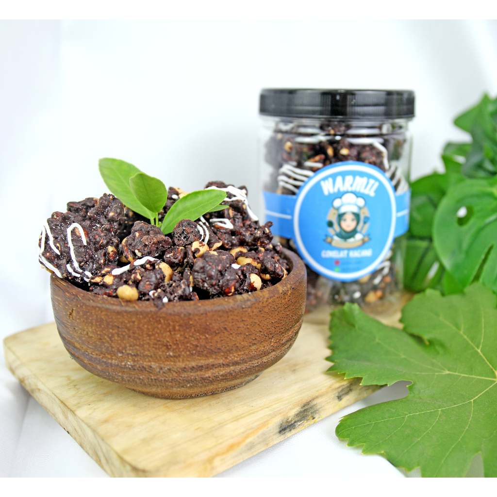 

Kue Coklat Kacang Lumer / Crunch Krispy Coklat Kacang Mewah