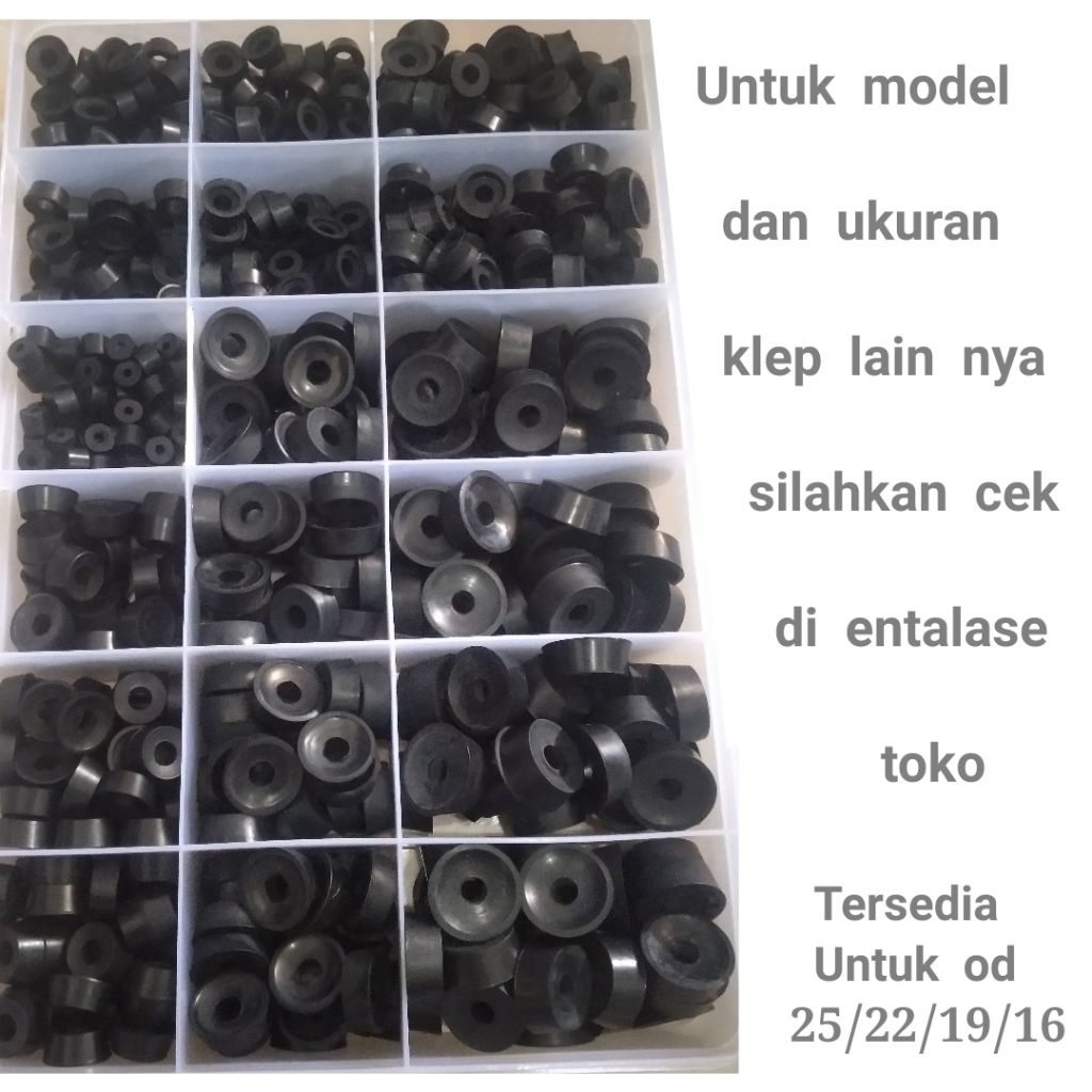 klep mangkok/ karet pentil / klep tahan GJ