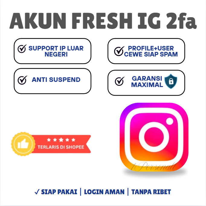 AKUN INSTAGRAM POLOSAN FRESH KOSONGAN HIGH QUALITY