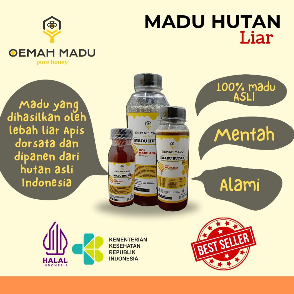 

madu hutan |murni dari alam|Raw honey|