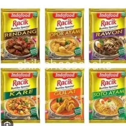 

BUMBU RACIK INDOFOOD RENDANG / OPOR / RAWON / SOTO / GULE