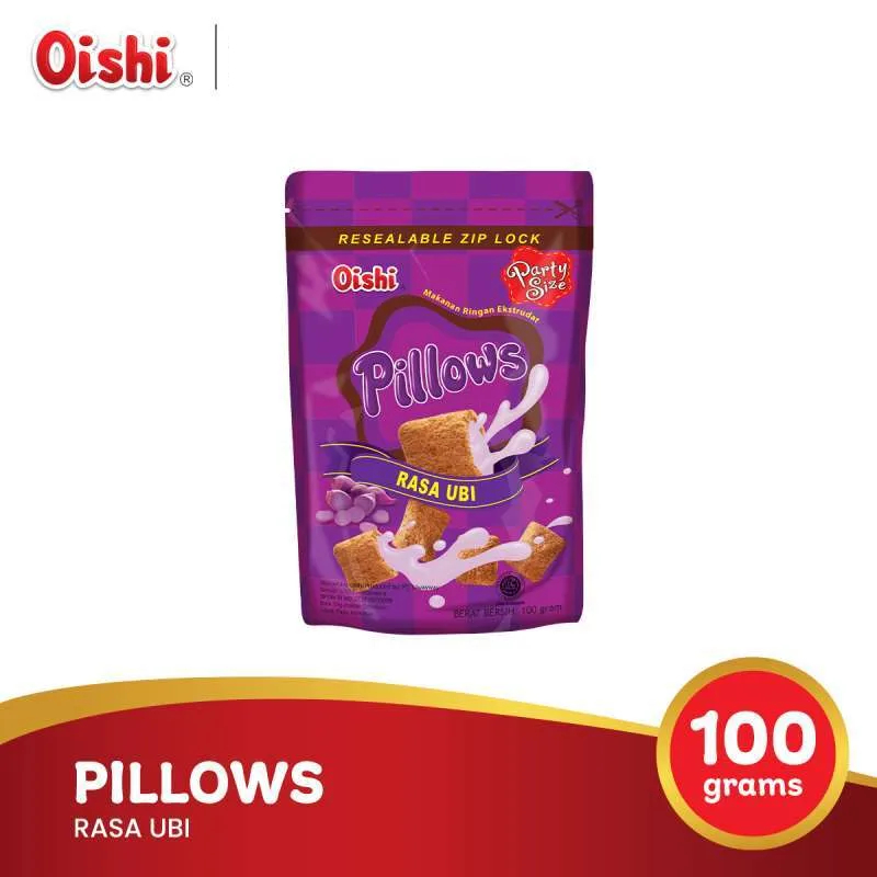 

OISHI SNACK PILLOWS UBI PCH 100g