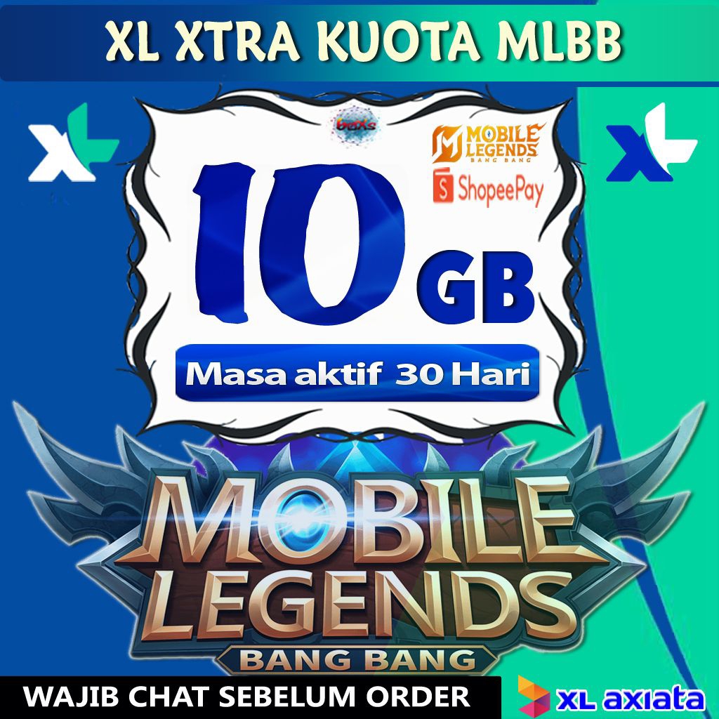 PAKET DATA XL 10GB XTRA KUOTA MLBB 30 HARI