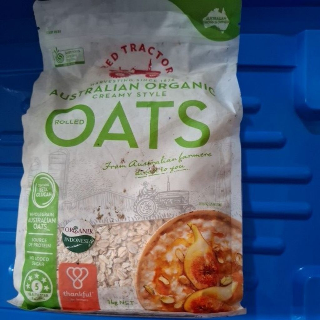 

Red Tractor australian organic Oats