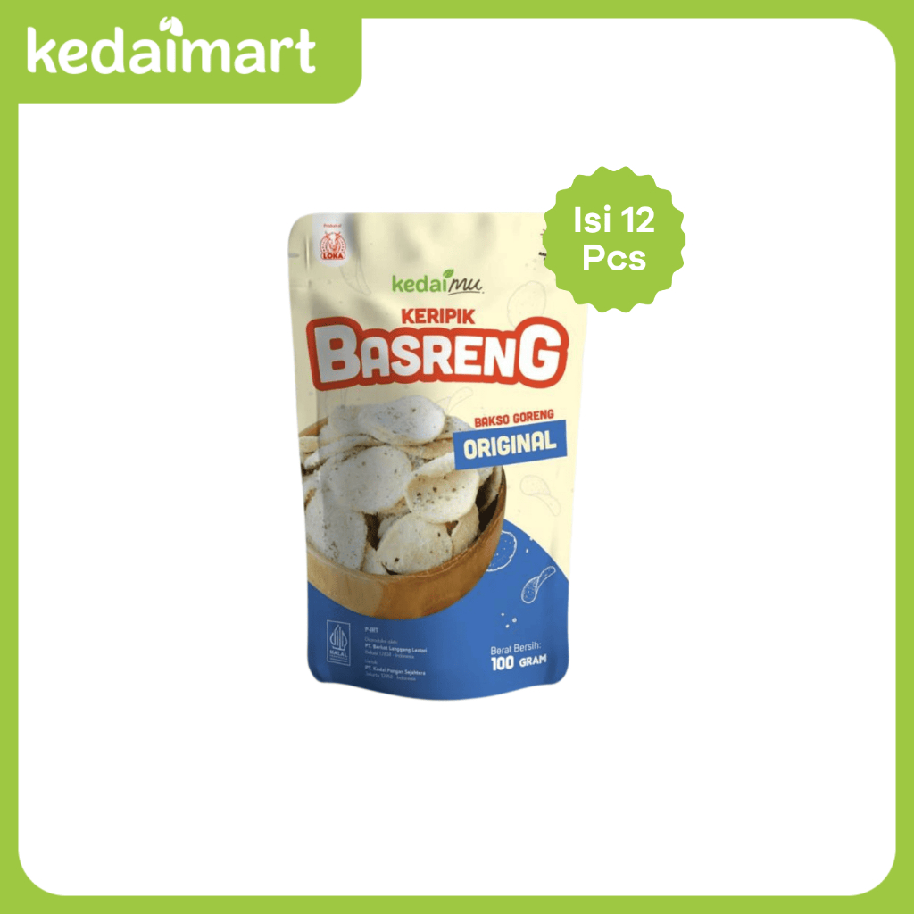 

Paket Bundling KedaiMu Keripik Basreng Original 100 Gram x 12 Pcs