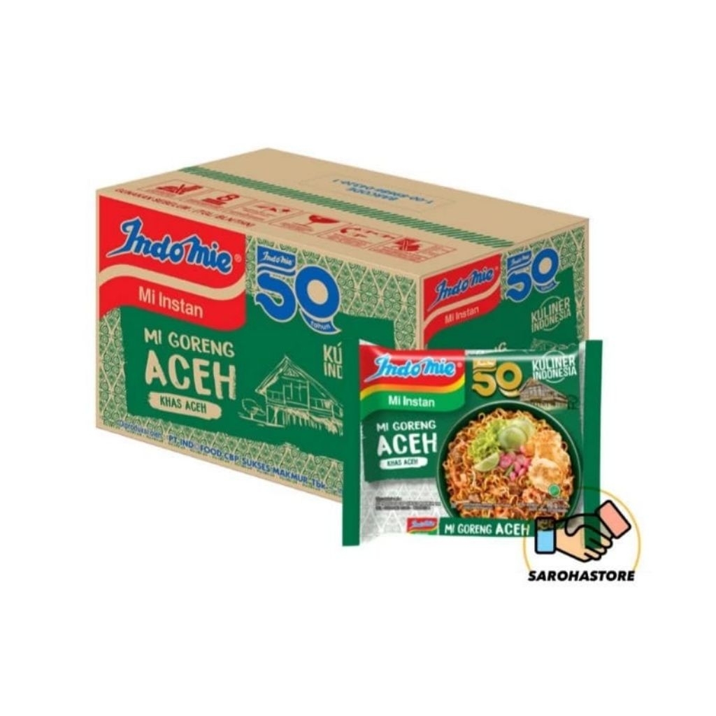 

INDOMIE MIE GORENG ACEH PER KARTON/40 PCS