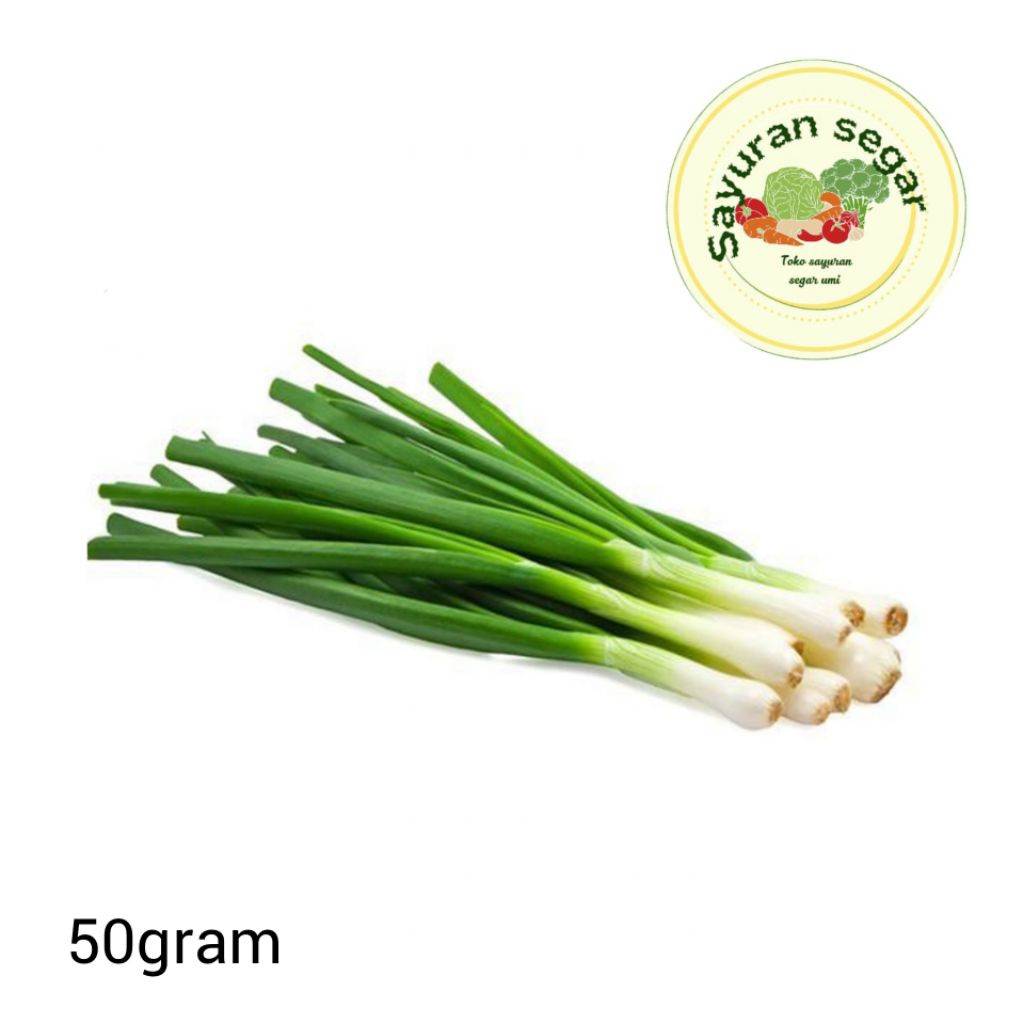 

Daun bawang 50gram