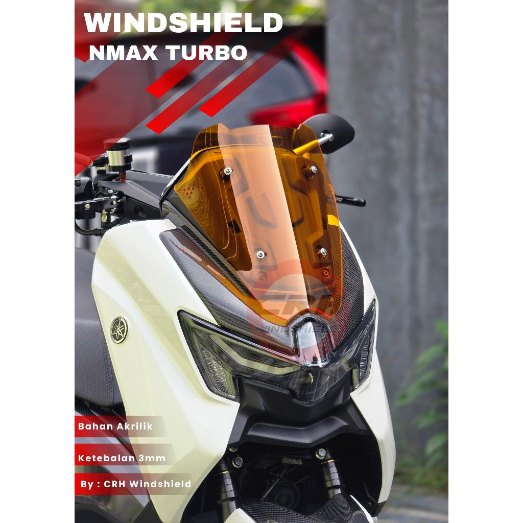 Limited Crh Windshield Nmax Turbo Visor Nmax Neo Windshield Nmax Turbo Orange Visor Orange