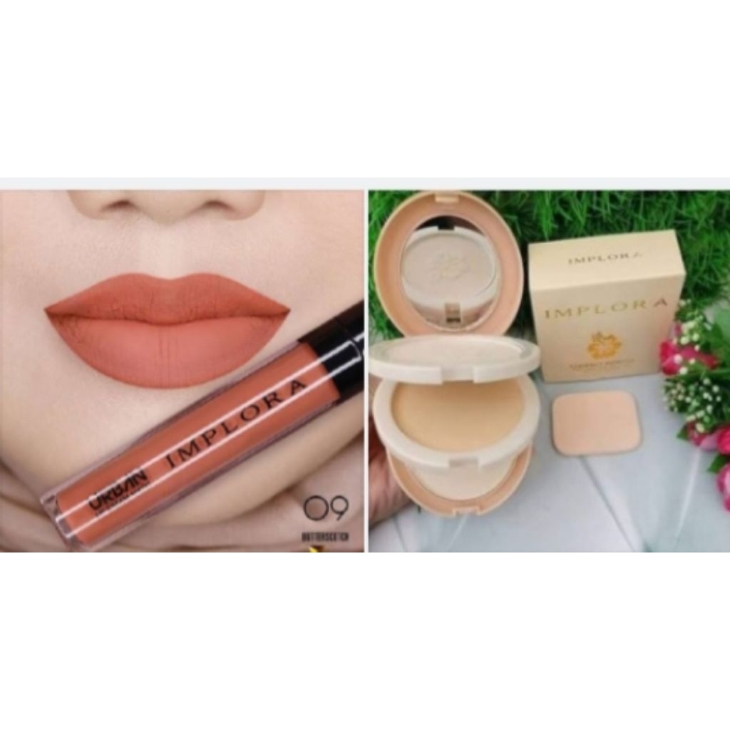 LIPSTIK DAN BEDAK 3IN1 IMPLORA