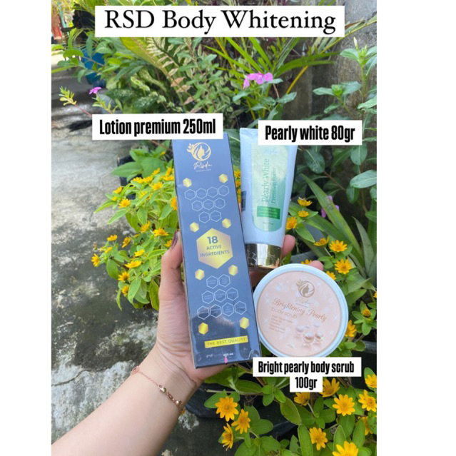 ❤️KIREISHOP❤️ RSD RISDA SKINCARE PAKET HEMAT PEARLY WHITE LOTION PREMIUM SCRUB