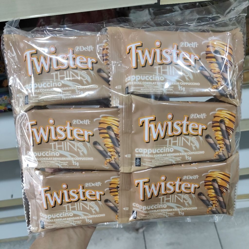 

TWISTER THINS WAFER ROLL 12X20G