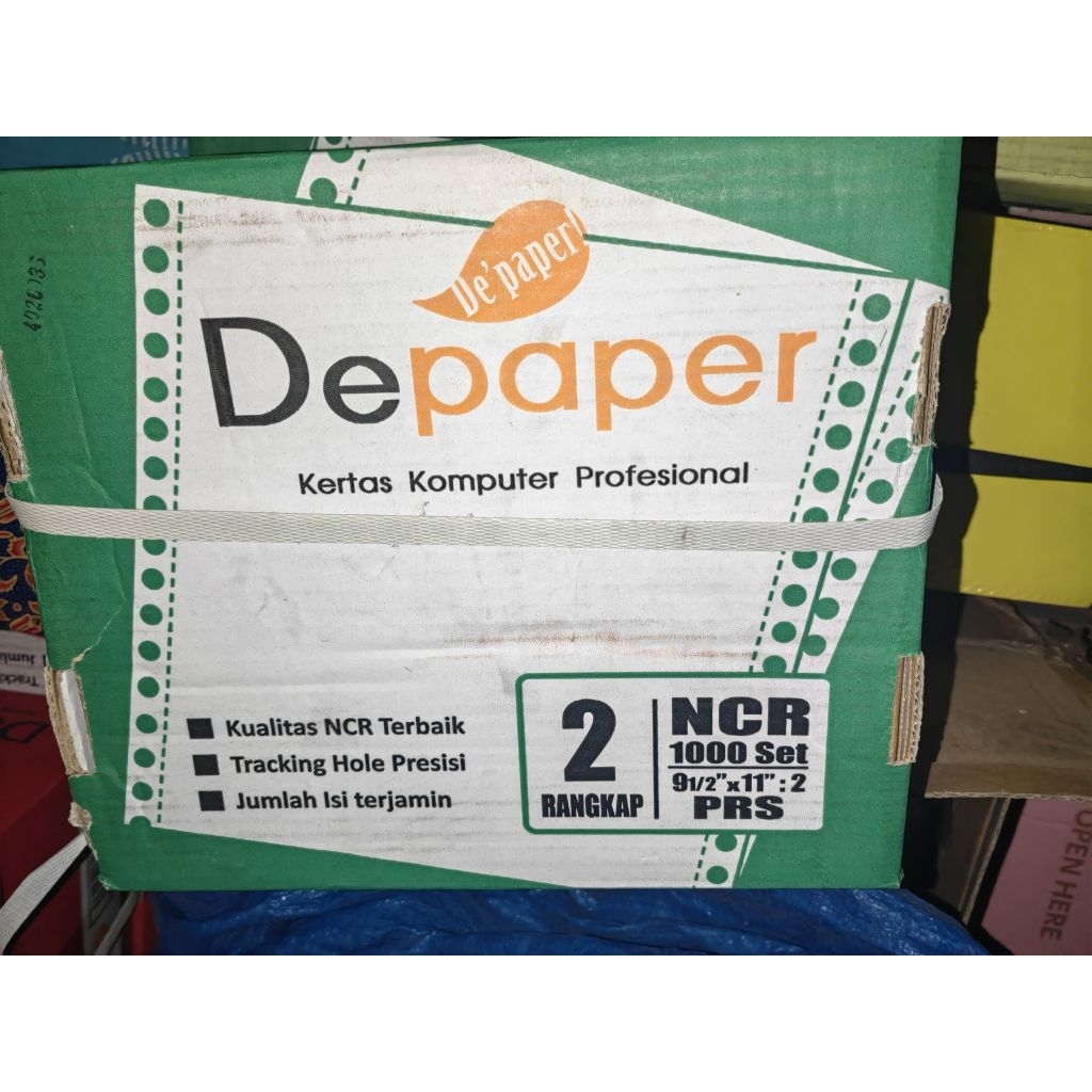 

continuous form 9.5x11, 2 ply PRS depaper