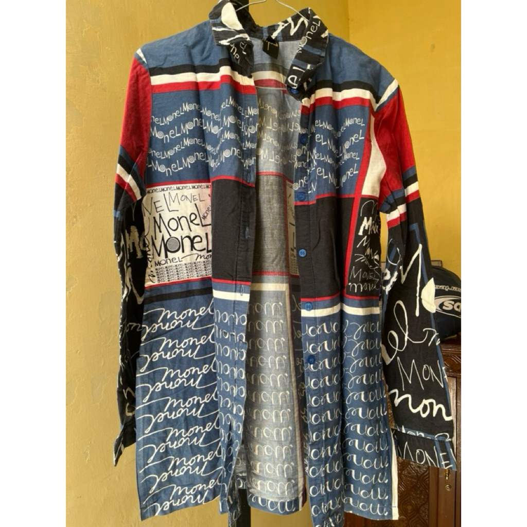 Baju monel deenay my lady gamis brokat preloved