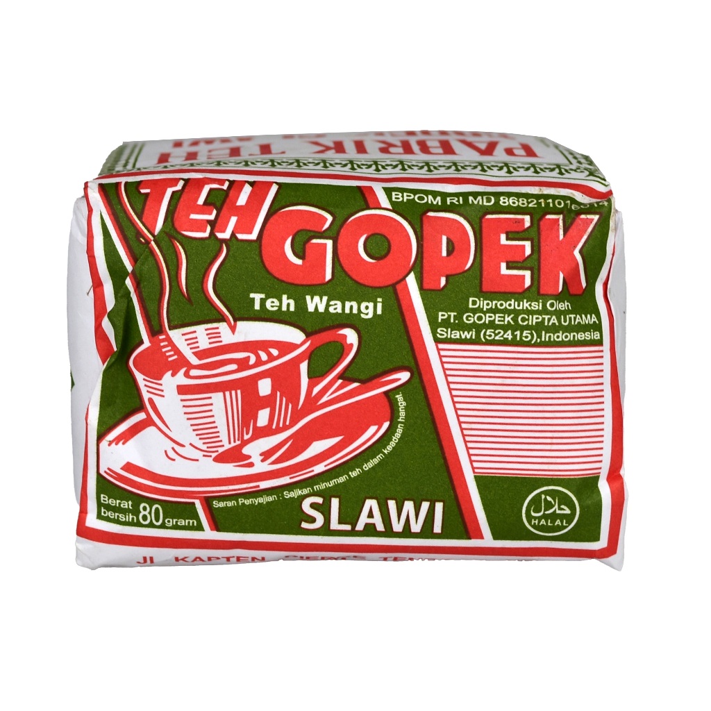 

TEH GOPEK teh tubruk solo 1 SLOP (isi 10 pcs - @40gr) - teh solo