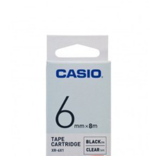 

EZ Label Printer XR-6WE1 6mm Black on White Tape Label Casio