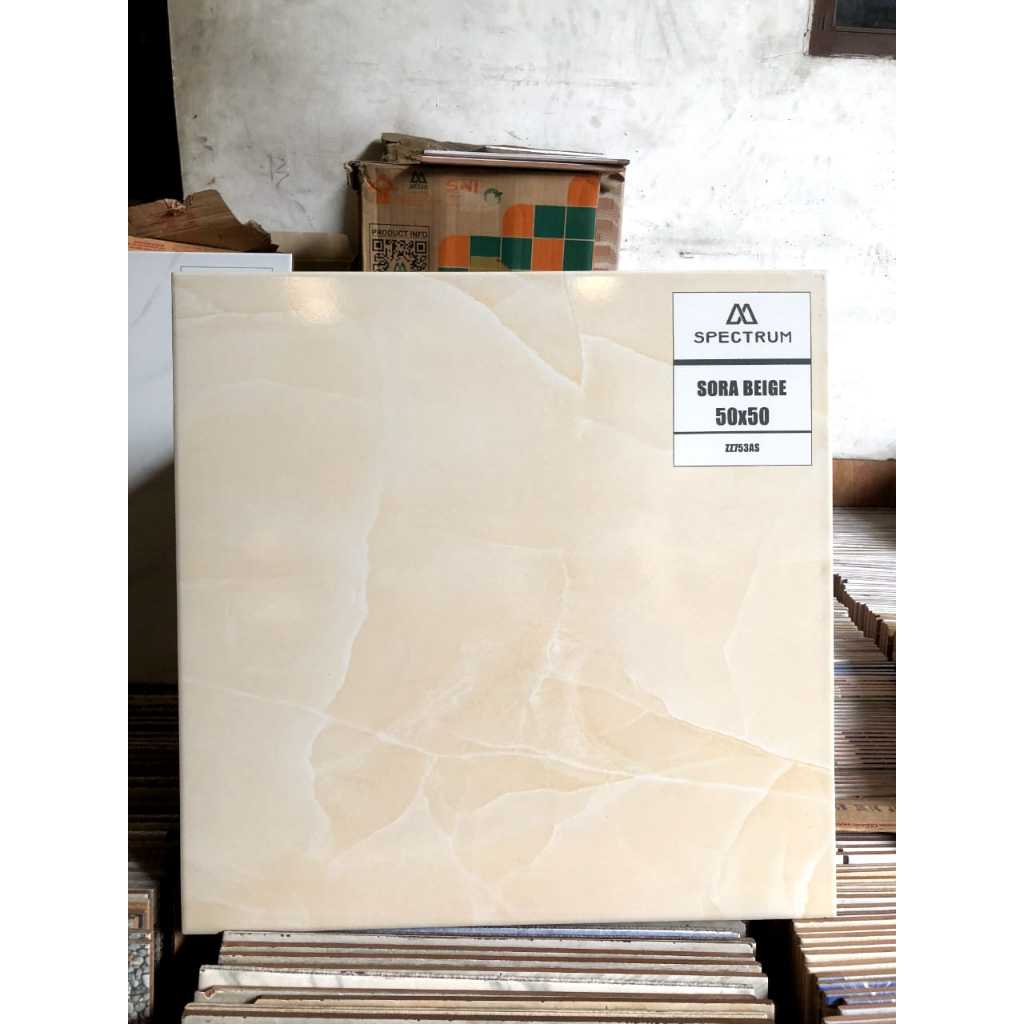 keramik spectrum sora beige 50x50