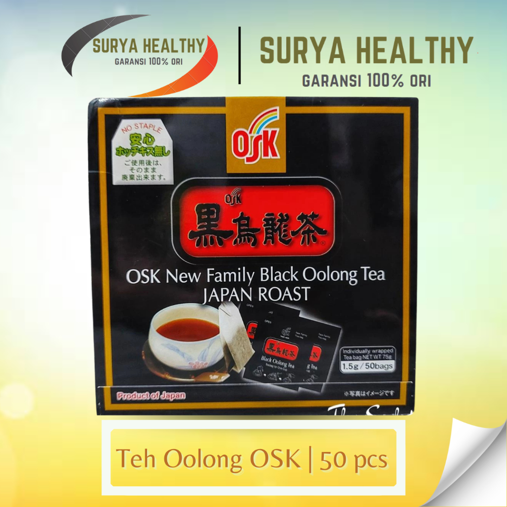 

TEH OOLONG HITAM OSK JEPANG/ OSK JAPANESE BLACK OOLONG TEA EXPIRED 2027