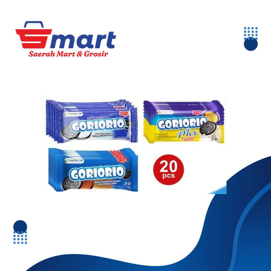 

Deo Goriorio Biscuit Vanilla / Chocolate Coklat Mix / Goriorio Mix