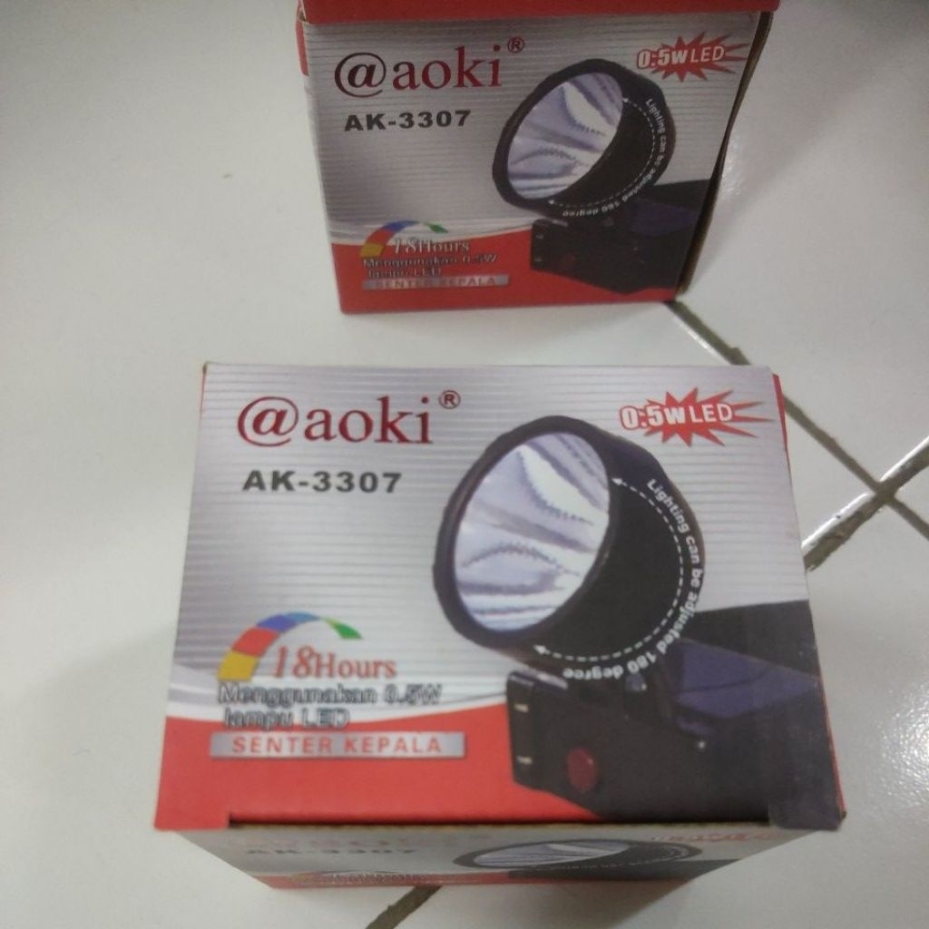 senter kepala charger Aoki ak3307