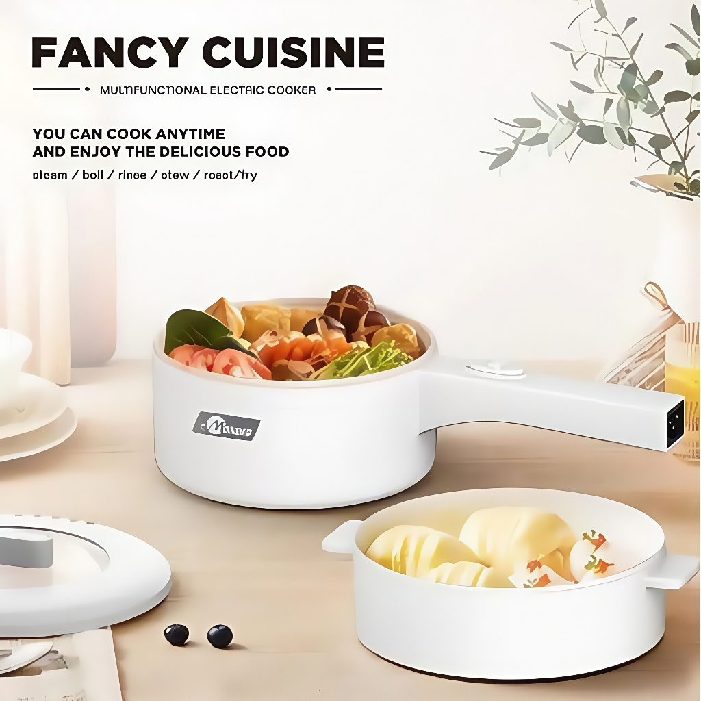 Panci Listrik Multifungsi Alat Panci Listrik Multifungsi Kompor Listrik Pintar Panci Listrik Pelajar