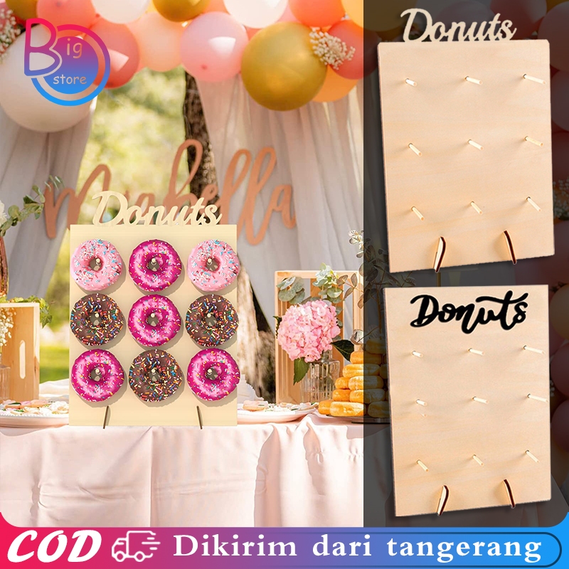 Rak Donat Tempat Display Donat Tempat Display Donat Kayu Donut Display