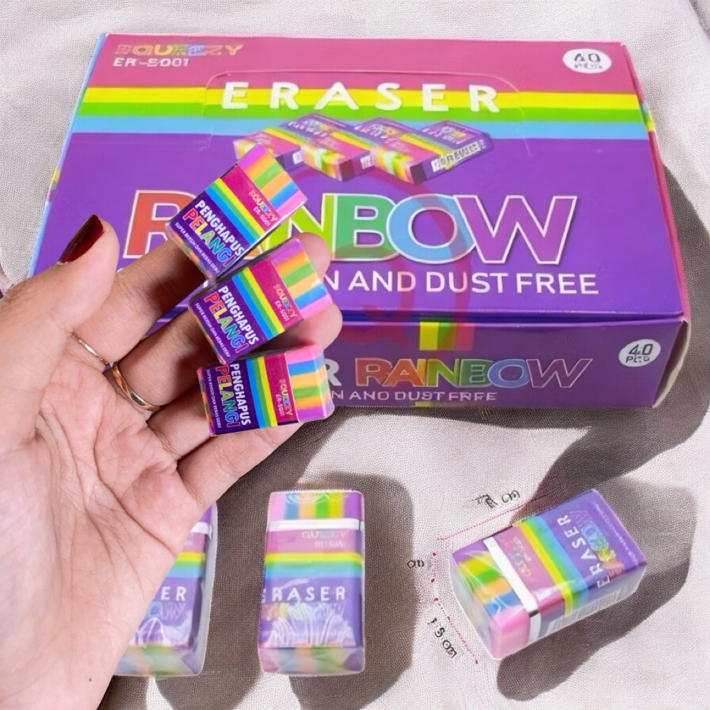 

(1pc) HAPUSAN STIP PENGHAPUS WARNA WARNI LAPIS ERASER
