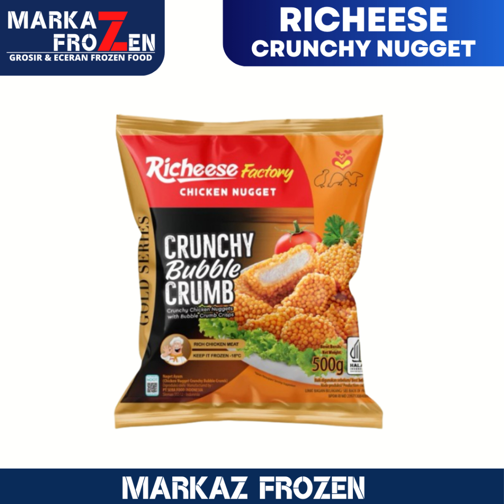 

RICHEESE CRUNCHY BUBBLE CRUMB NUGGET 500GR