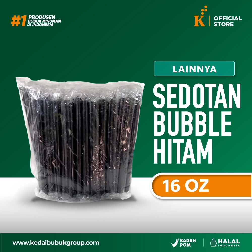 

SDF Sedotan Bubble Hitam isi 100 Pcs