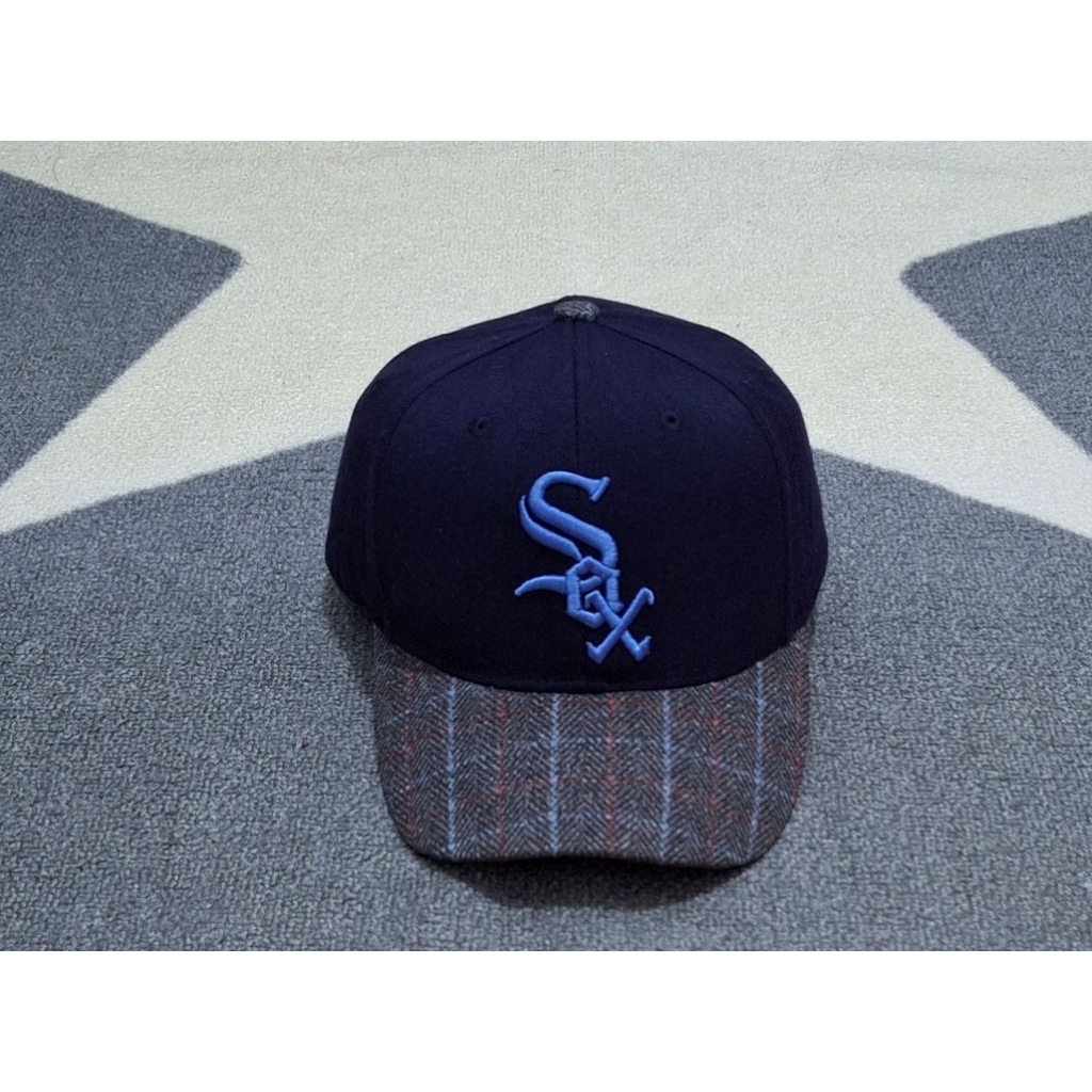 topi builup mlb sox original bekas preloved unik