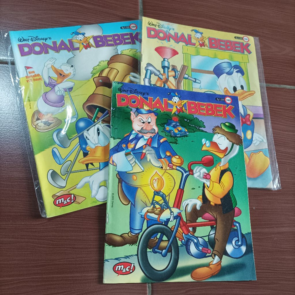 Komik Warna DONAL BEBEK Donald Duck Banyak Nomor