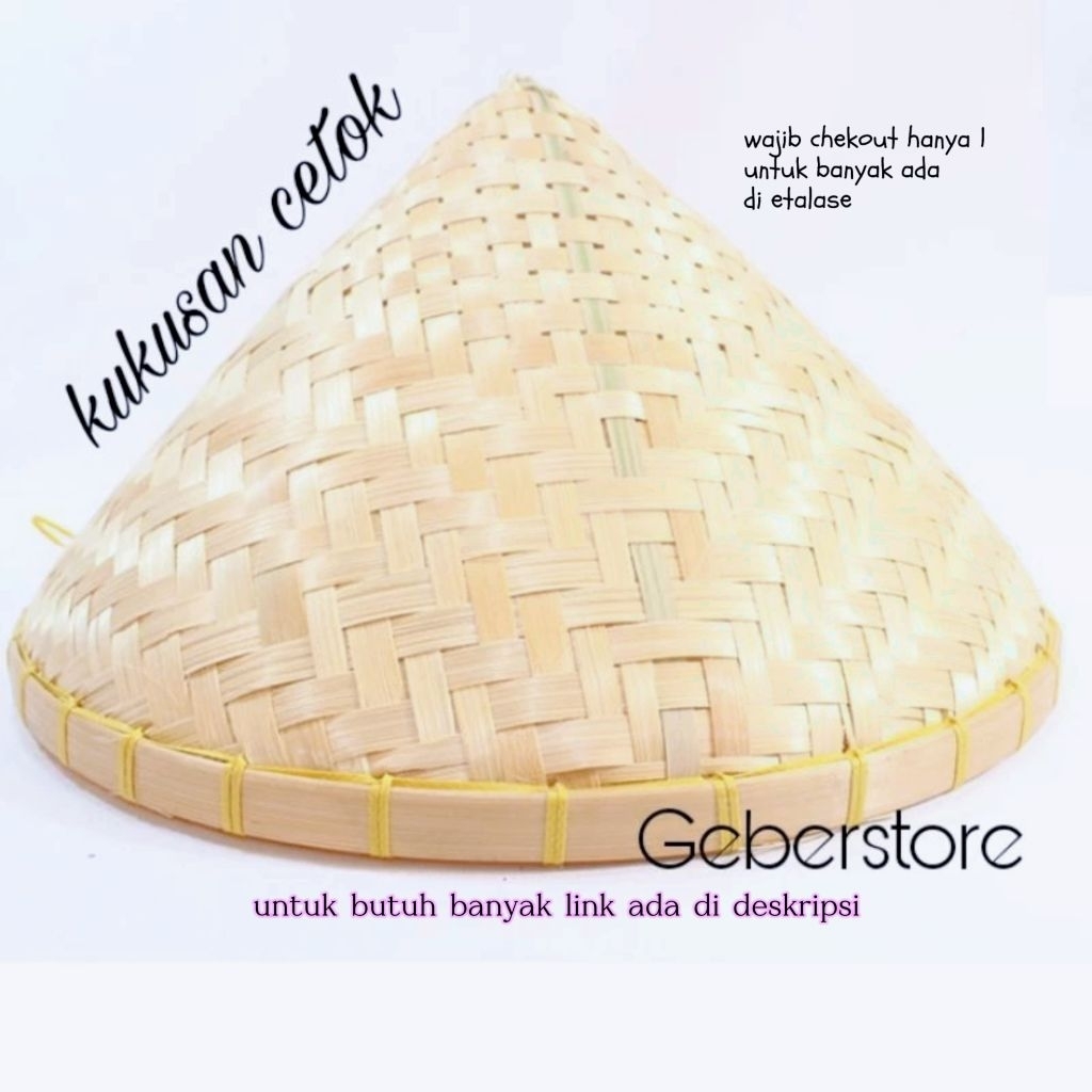 Kukusan Bambu Cetok Nasi Cetakan Tumpeng dll Murah