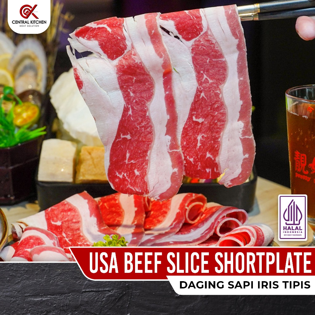 

Daging Sapi US SHORTPLATE BEEF SLICE / Yoshinoya Beef pack 1kg