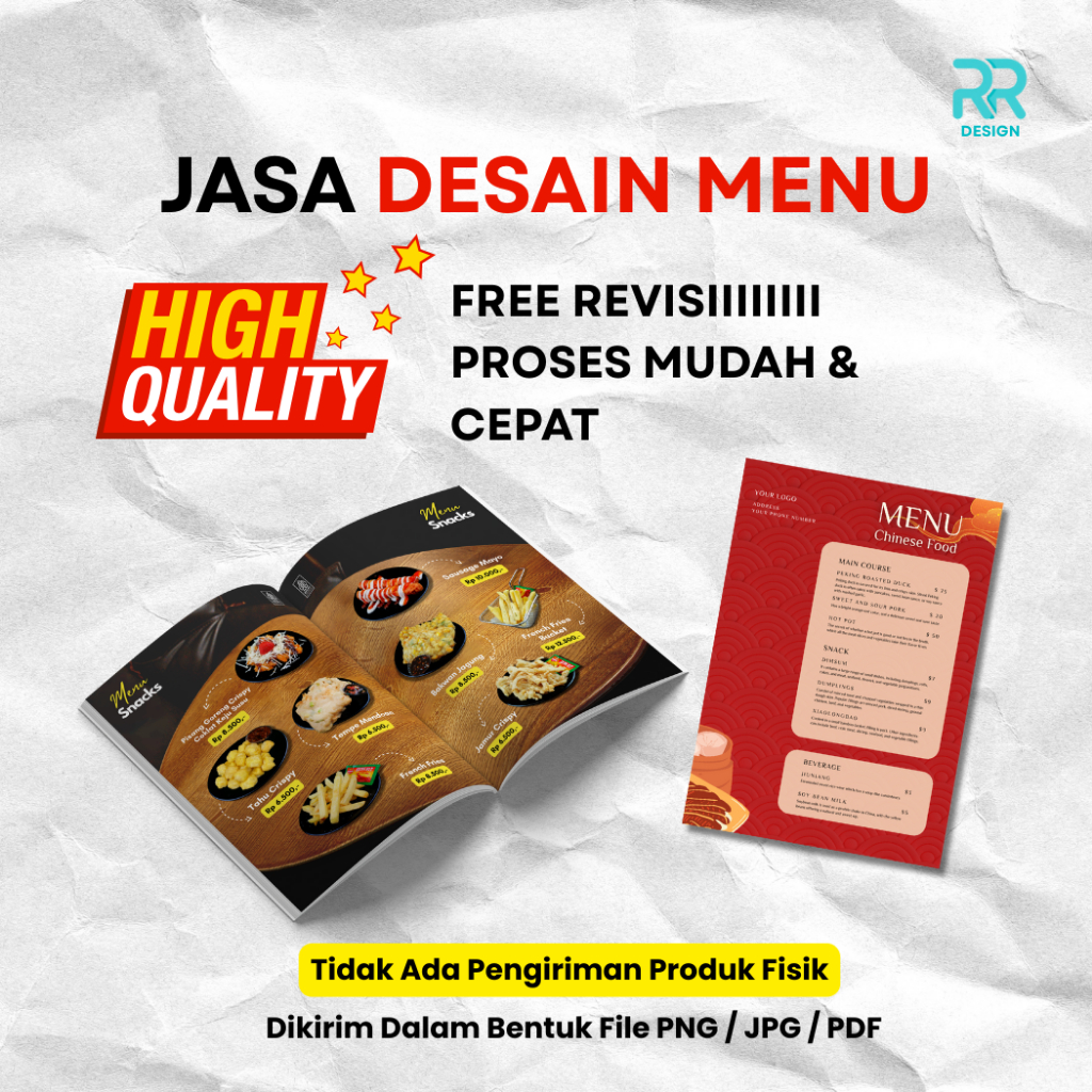Jasa Desain Menu , Price List Makanan dan Minuman | Cepat Murah