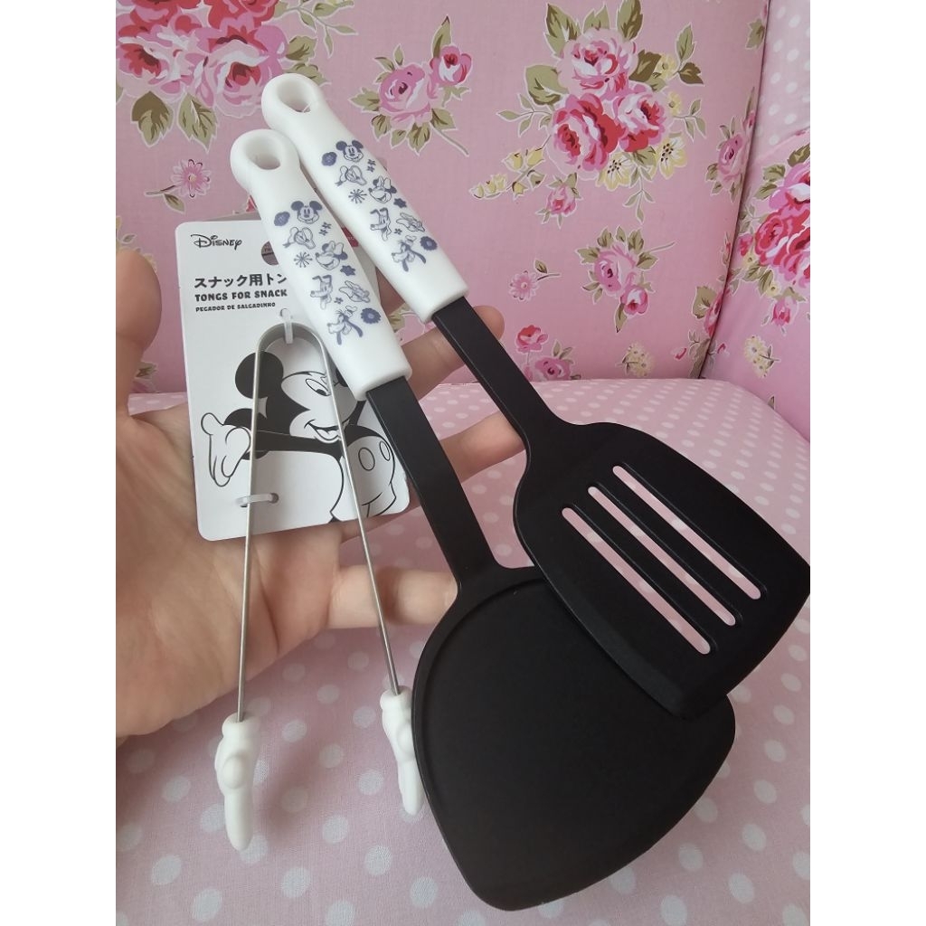 disney mickey mouse cooking tools set 3pcs / alat masak disney / peralatan dapur disney mickey