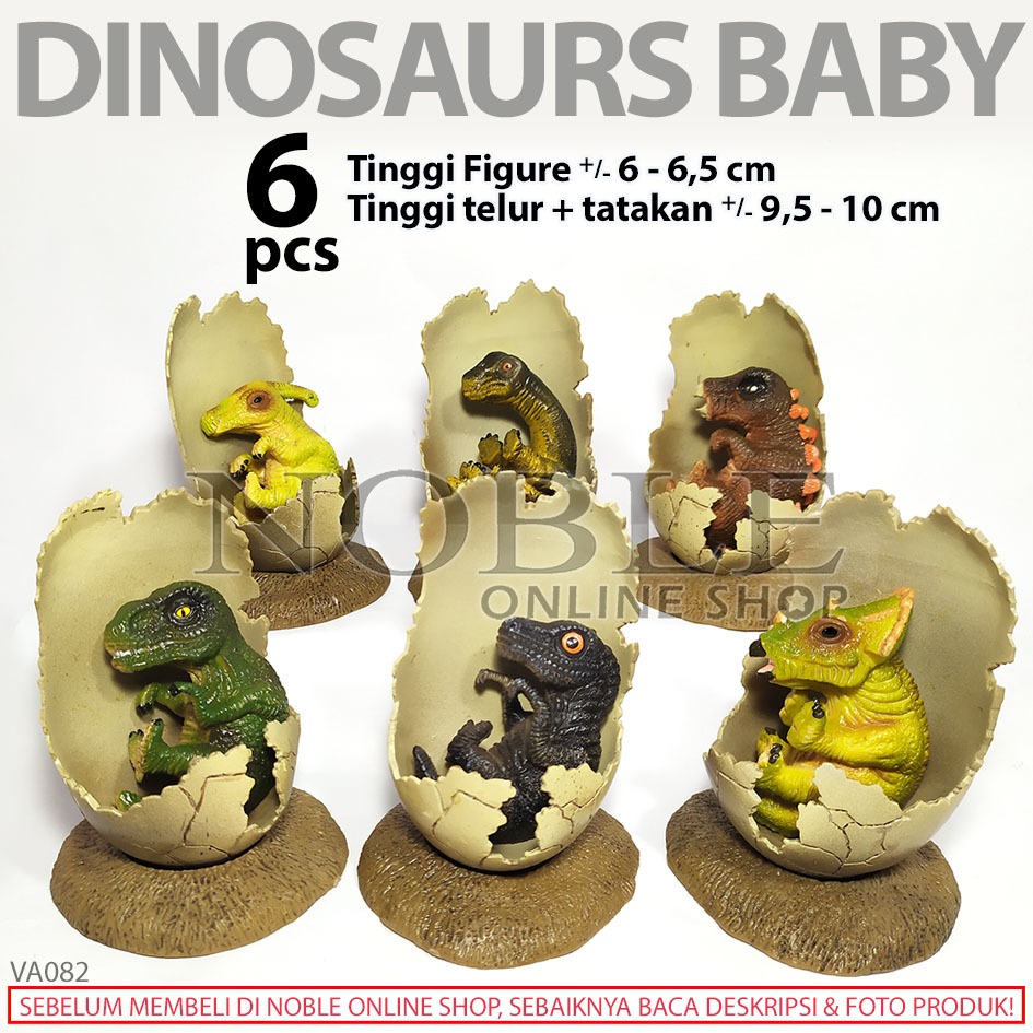 BABY DINOSAURS EGG FIGURE TIREX BIG MONSTER TELUR JURASIC GODZILA DINOSAURUS HEWAN PURBA EDUKASI TOY