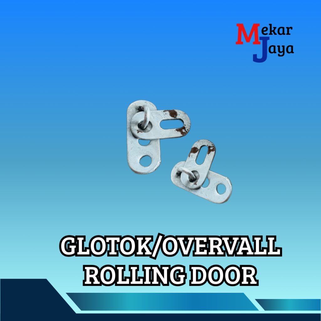 GLOTOK/OVERVAL ROLLING DOOR/ KUNCI TANAM OVERVAL ROLLING DOOR