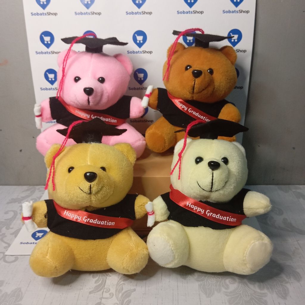 Boneka Teddy Bear Wisuda Selempang - Cocok Untuk Bucket - Gift Hadiah - Grosir Boneka Murah