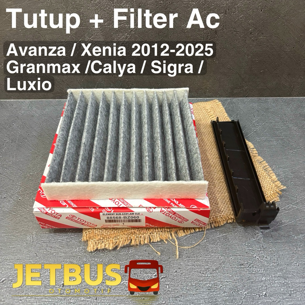 Filter Ac + Tutup Filter AC Avanza Xenia BZ060 Carbon Serat